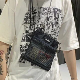 Sacoche Bag กระเป๋าสายเชือก สะพายข้าง ใส่มือถือ งานแบรนด์