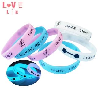 【Lovelin】Big White Luminous Silicone Wristband I will always be with you