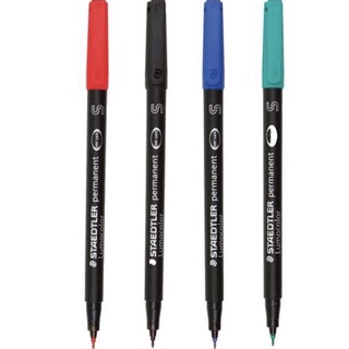ปากกาเขียนแผ่นใสชนิดลบไม่ได้ STAEDTLER หัว S