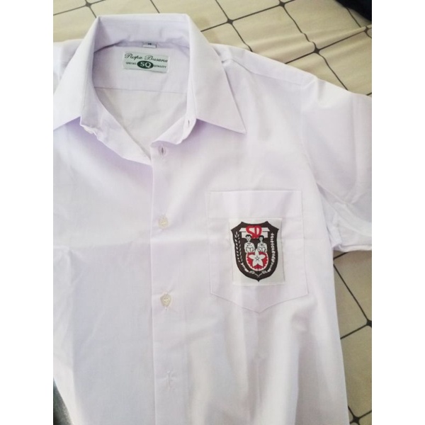 KEMEJA Puspa ชุดนักเรียน Original แฟชั่นสีขาวเสื้อโรงเรียนประถมศึกษาพรีเมี่ยมแขนสั้น Top Bandung 10 11 111⁄2 121⁄2 131⁄2 141⁄2 151⁄2 16 รับประกันแลกเปลี่ยน