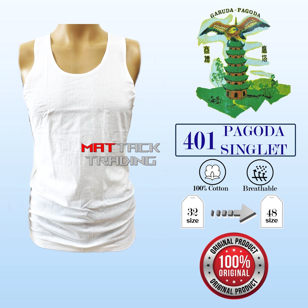 HOT RESTOCK GARUDA PAGODA SINGLET GARUDA PAGODA SINGLET BAJU DAALM [401]
