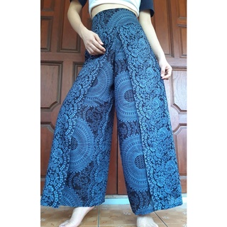 กางเกงขายาวผู้หญิงแฟชั่น กางเกงแพนเค้ก  Palazzo Pants Women’s Palazzo Pants