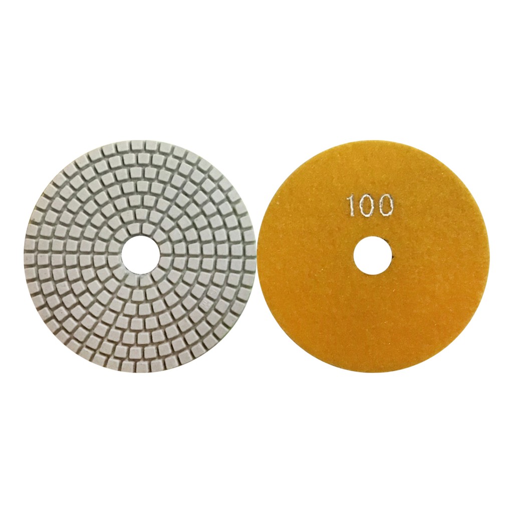 ใบขัดน้ำ เบอร์ 100 (ขาว) WET POLISHING PADS NUMBER 100 (WHITE) Marble tools Granite tools Tile tools