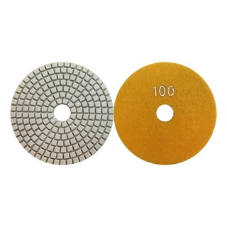 ใบขัดน้ำ เบอร์ 100  (ขาว) WET POLISHING PADS NUMBER 100  (WHITE) Marble tools Granite tools Tile tools