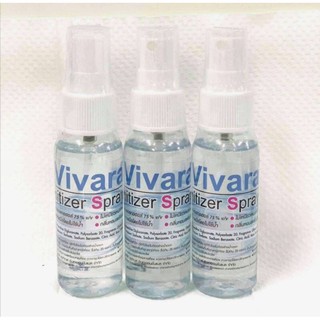 !!สุดคุ้ม Vivara sanitizer SPary 30ml.กลิ่น🍏Apple🍏มีกลิ่นหอมทำความสะอาดง่ายไม่ต้องล้างออก