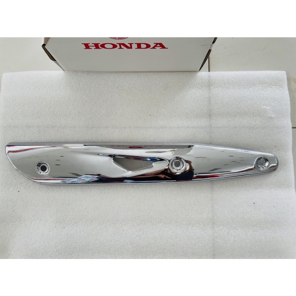 ฝาครอบท่อ/แผ่นกันท่อไอเสีย HONDA  WAVE125I ,S,R ไฟเลี้ยวบังลม อะไหล่แท้เบิกศูนย์ [18355-KPH-700]
