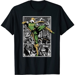 [100% Cotton] เสื้อยืด ผ้าฝ้ายแท้ พิมพ์ลายกราฟฟิค Iron Fist Rain Battle สําหรับผู้ชาย