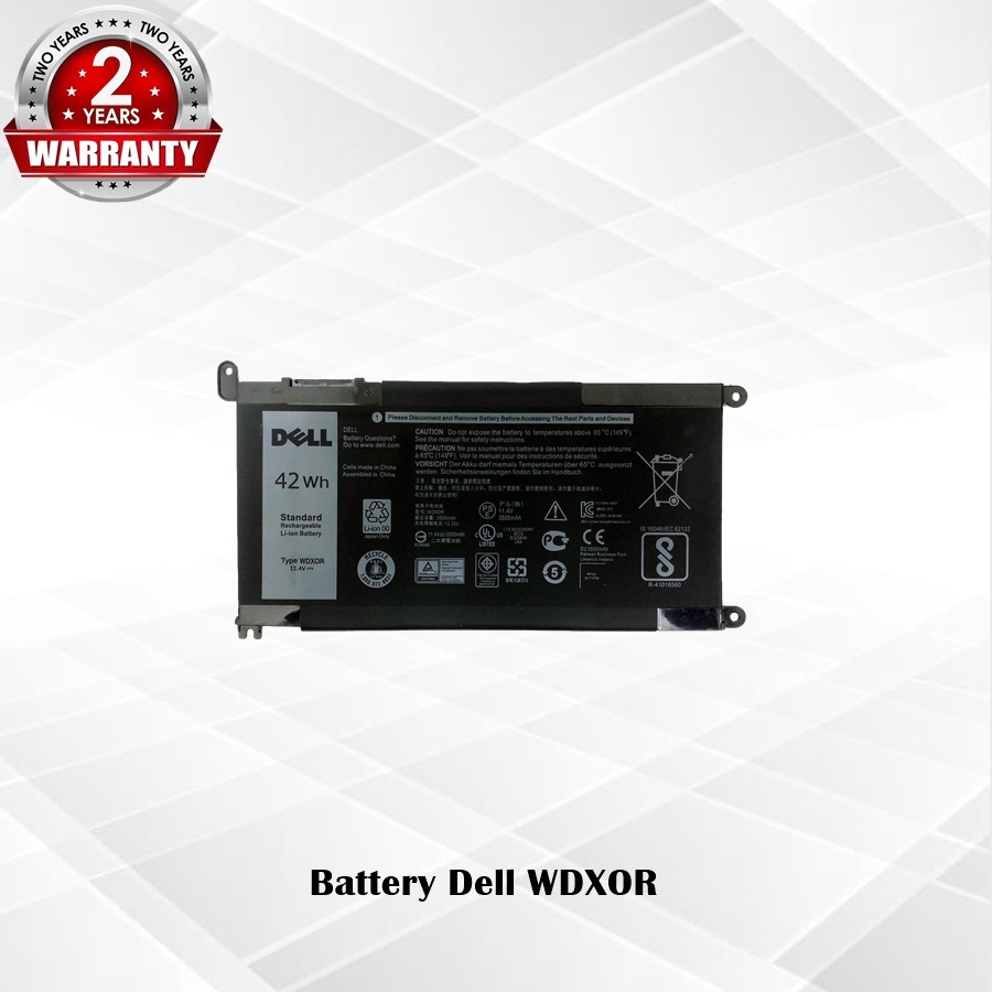Battery Dell WDXOR / แบตเตอรี่โน๊ตบุ๊ค รุ่น  P74G 15 5567 5568 5378 13 7368 7460 7472 (แท้) *รับประก