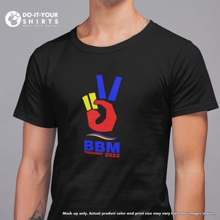 BBM ธงสันติภาพบงบงมาร์กอสการเลือกตั้ง Unisex ผู้ใหญ่คอกลม Tshirt ;E$