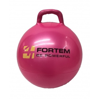 Ghouse Online FORTEM ลูกบอลมีหูจับ 45 ซม. เหมาะสำหรับเด็ก 4 ขวบขึ้นไป ARK-HPB-3#45RR สีชมพู