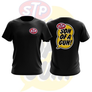 เสื้อยืด ผ้าฝ้าย 100% พิมพ์ลาย Baju Motor STP Son Of A Gun สําหรับรถจักรยานยนต์