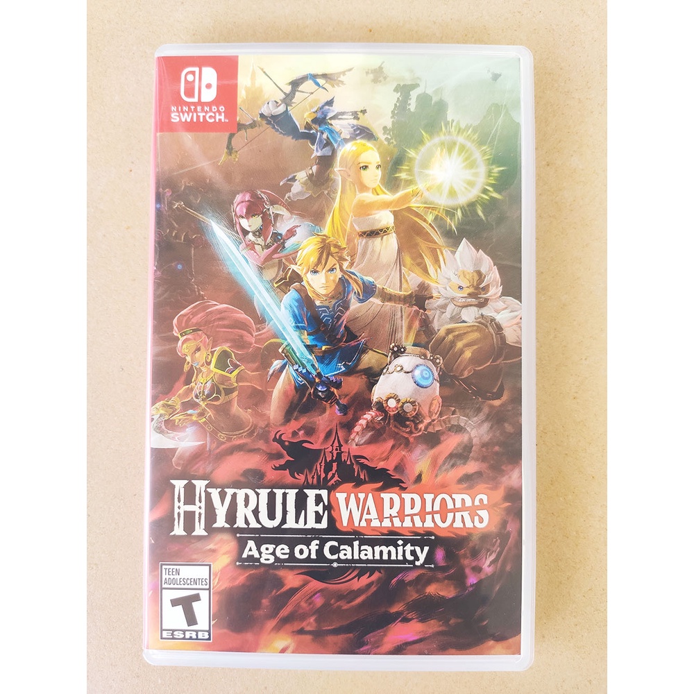 มือสอง Nintendo Switch เกมส์ Zelda Hyrule Warriors: Age of Calamity เหมือนใหม่ ราคาไม่แพง
