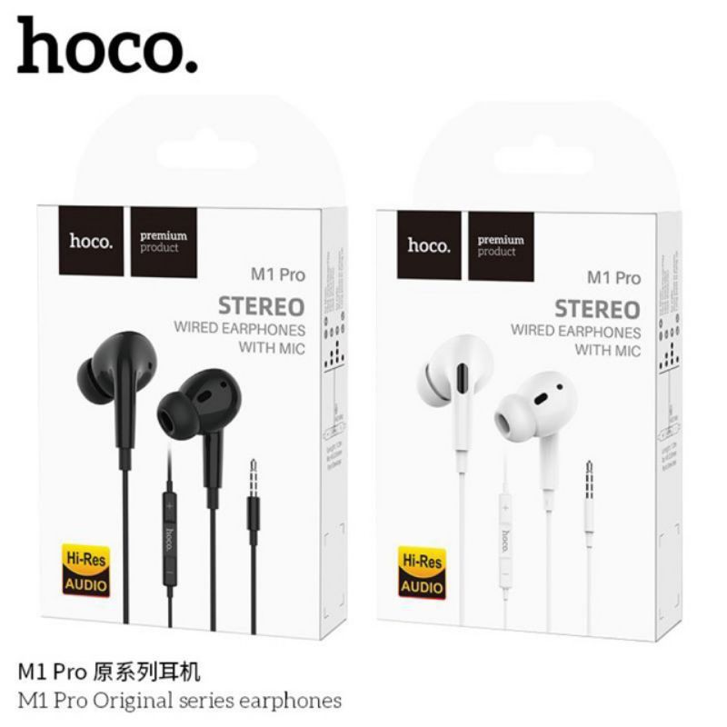 hoco M1 PRO หูฟัง แจ็ค 3.5 สำหรับ โทรศัพท์มือถือระบบ แอนดรอย รุ่นอื่นๆ ...