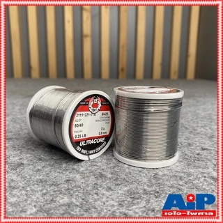 1ม้วน ตะกั่ว0.25ปอนด์ 0.8mm ตะกั่ว ตะกั่ว1/4 ULTRACORE ตะกั่วบัดกรี ตะกั่วขนาด0.8MM. เอไอ-ไพศาล