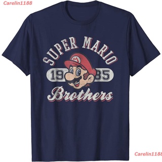 เสื้อยืดสีขาวCarelin1188 New เสื้อยืดพิมพ์ลาย Super Mario Bros 1985 Face สไตล์วินเทจสําหรับผู้ชาย discount ชุดลำลองS-4XL