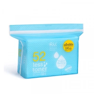 Rii 52 Less Toner Cotton Pads (Refill) 240 pcs.