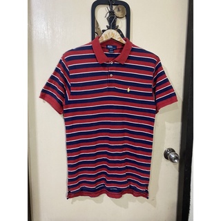 เสื้อโปโลชายแบรนด์เนม polo ralph lauren แท้ไซสL boy