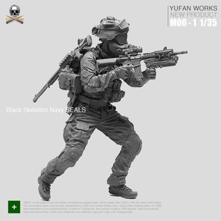 โมเดลทหาร 1/35 เรซิ่น US Navy SEAL MOO-01