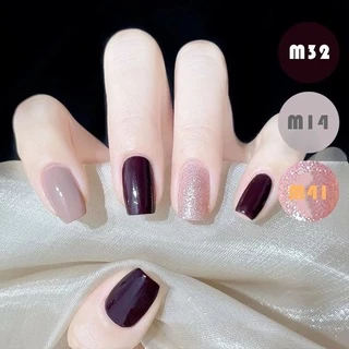 🔥พร้อมส่ง🔥ยาทาเล็บ สีทาเล็บ กึ่งเจล ขนาด8ml*1 ไม่ต้องอบ ลอกได้ สีสวย แห้งไว รุ่นใหม่