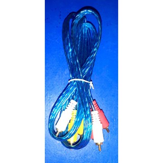 สายสัญญาณ 3 สี RCA 6 หัว อย่างดียาว 1.5 เมตร