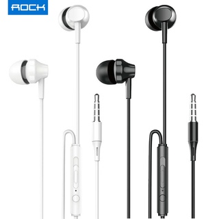 Rock Space หูฟัง In-ear คุณภาพดี พร้อมไมค์ ปรับระดับเสียง Stereo Earphone รุ่น ES01