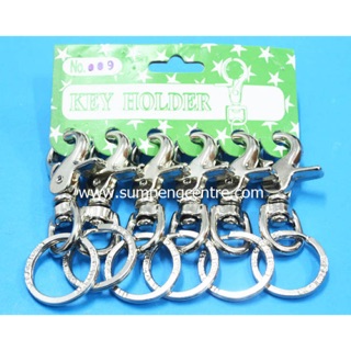 พวงกุญแจก้ามปู no:009 (6 ชิ้น),  Hook keychains no:009 (6 pieces)