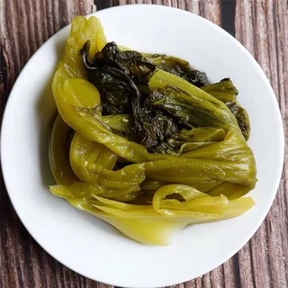 ผักกาดดองเปรี้ยว(开口爽鱼酸菜)400g เหมาะสำหรับปรุงอาหารได้หลากหลายเมนู ผ่านการล้างอย่างสะอาด รสชาติเปรี้ยวกลมกล่อม