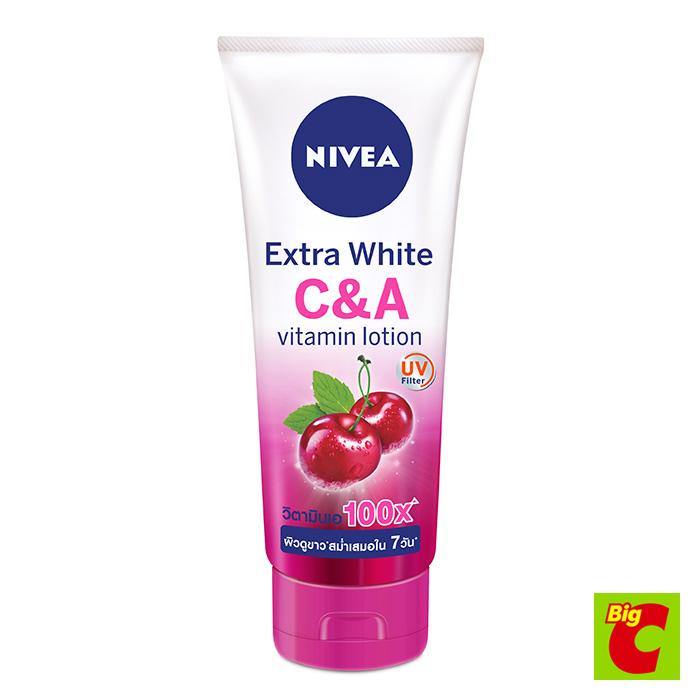 Nevia โลชั่น นีเวีย ซีเอ็กซ์ตร้า ไวท์แอนด์ เอวิตามิน 180มล.Nevia NiveaExtra WhiteC and A