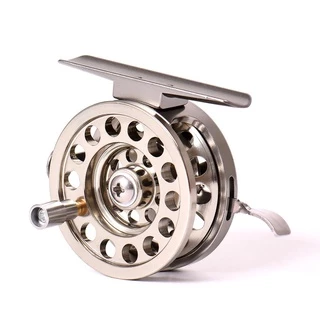 โลหะอลูมิเนียมอัลลอยด์ Fly Fishing Reel สําหรับ Lake เหยื่อน้ําเค็ม Casting Tackle ฤดูหนาวตกปลาน้ําแข็ง Reels 1:1 ปลาหล่อกลองล้อ 240731