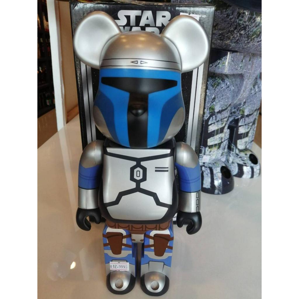 Bearbrick x Star Wars Jango Fett 400%โมเดล แบบริค ของแท้ แน่นอน