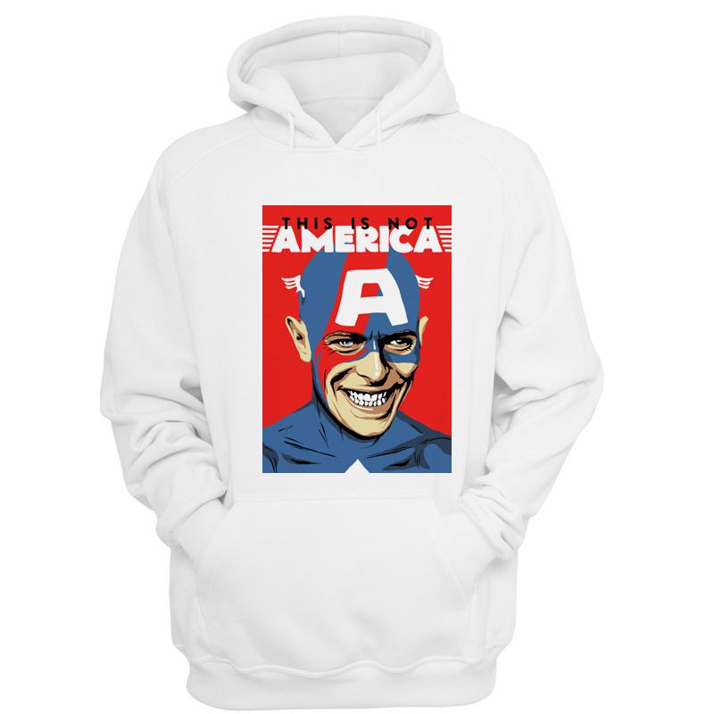 camiseta capitan america สื้อกันหนาว เสื้อฮู้ด Rapper Hoodies ความอบอุ่นที่ยั่งยืน U