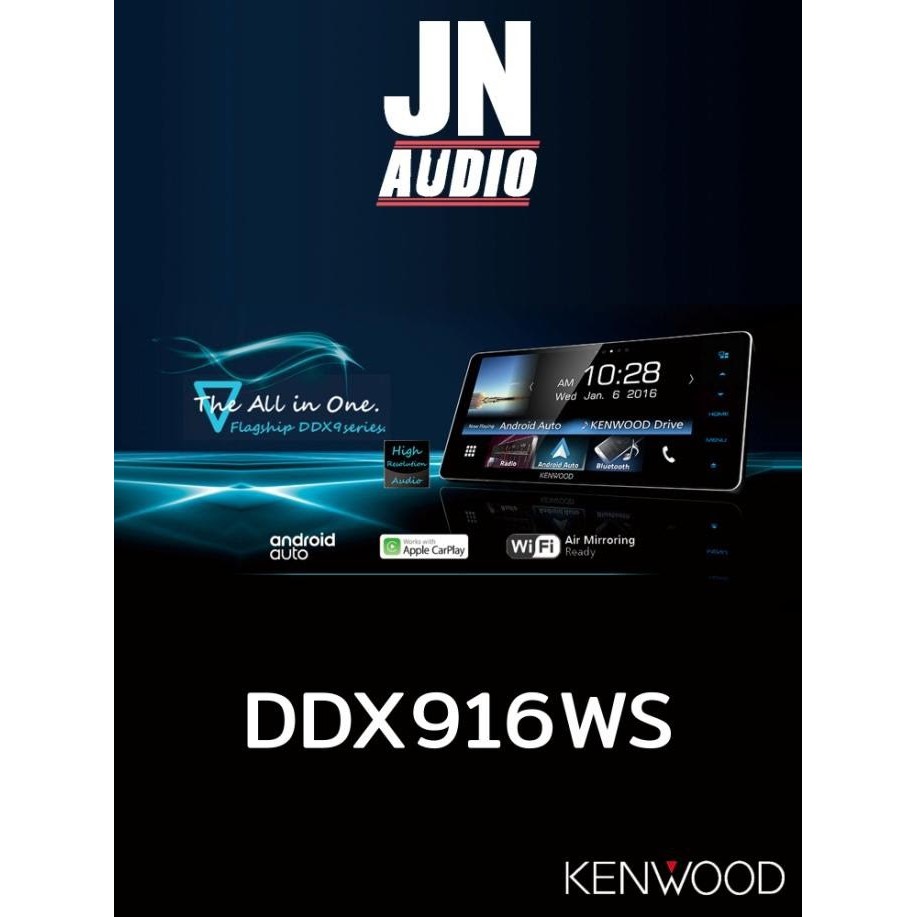 KENWOOD วิทยุ2DIN รุ่น DDX916WS จอ 7 นิ้ว ทัชสกรีน