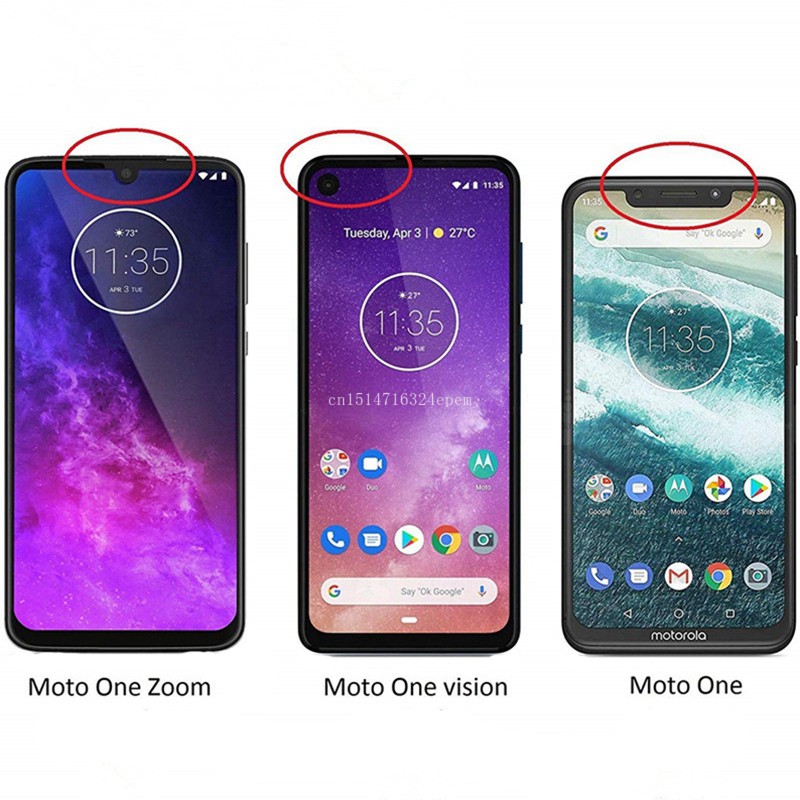 【ซื้อหนึ่งแถมหนึ่ง】ฟิล์มกระจกนิรภัยกันรอยหน้าจอ สําหรับ Motorola Moto one Zoom Macro Action Vision P