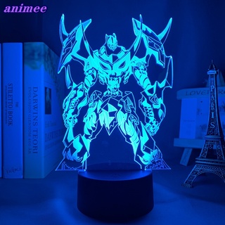 โคมไฟกลางคืน Led รูปหุ่นยนต์อนิเมะ Gurren Lagann สําหรับตกแต่งห้องนอน ของขวัญวันเกิด