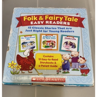 หนีงสือมือสอง Folk &amp; Fairy Tale Easy Readers หนังสือภาษาอังกฤษสำหรับเด็กเล็ก เรื่องราวนิทานปรำปราของยุโรป จำนวน 10เล่ม