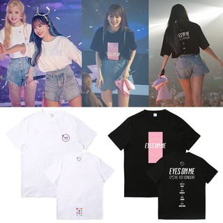 คอลูกเรือเสื้อยืด IZONE EYES ON ME CONCERTS-5XL