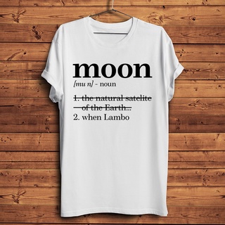 ขายดี!เสื้อยืดลําลอง แขนสั้น พิมพ์ลาย Moon Definition in BTC ETH แนวสตรีท เหมาะกับฤดูร้อน สําหรับผู้ชาย และผู้หญิงS-5XL