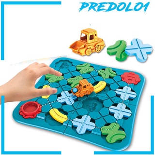 [predolo1] ของเล่นตัวต่อ Montessori Logical Road สําหรับเด็กวัยหัดเดิน