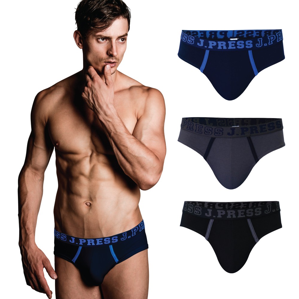 J.Press กางเกงในชาย เจเพรส ยางโชว์ รุ่น 9178 บรรจุ 3 ตัว/แพ็ค