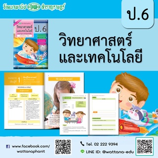 สื่อการเรียนรู้สมบูรณ์แบบ วิทยาศาสตร์ ป.6