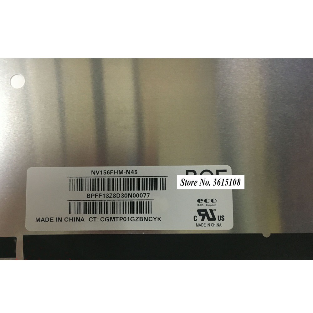 15.6" Laptop Matrix For BOE NV156FHM-N45 LCD Screen NV156FHM N45 FHD 1920X1080 30 Pins Matte Panel R