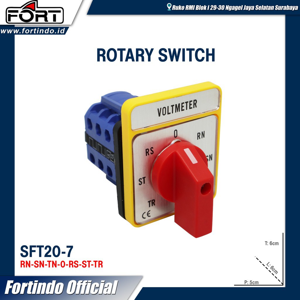 Selector Volt Cam Switch Volt type SFT20 7 FORT