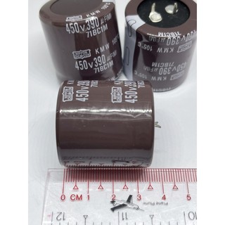 CAPACITOR 390UF450V ไซต์ 35*35MM แพ็ค3ตัว❗️พร้อมส่งในไทย❗️🇹🇭