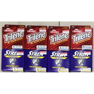 สายเอ็น Berkley Trilene XL และ สาย STREN ORIGINAL