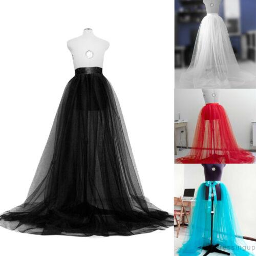 ดี ♪ผู้หญิงงานแต่งงานค็อกเทลพรหมผ้าพันคอตาข่าย Tulle Tutu กระโปรงยาว