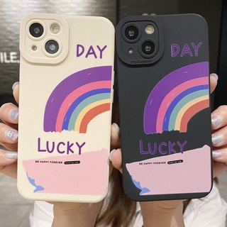 เรียบง่าย แฟชั่น รุ้ง เคส Samsung Galaxy A23 A51 A71 A12 A22 A32 A52 A52S A72 A13 A33 A53 A73 A03 S A02 S A50 A30 S J7 J2 prime M52 M32 M22 F22 F42 M02S M02 4G 5G case ซิลิกาเจล หญิง นางแบบคู่ เปลือกนิ่ม เคส