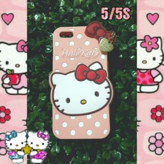 พร้อมส่งเคสซิลิโคนคิตตี้สีหวานแหวว ไอโฟน5/5 S ราคารวมส่ง 120 บาทจัดไปเลย