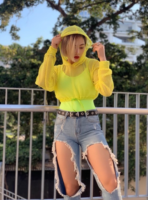 ShopBypuy เสื้อตาข่ายมีฮู้ดแขนจั๊ม เข้าเพิ่มครบสี ราคา ถูกที่สุด ดีลบีเคเค แกลเลอรีภาพที่ 3