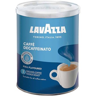 LAVAZZA Caffe Decaffeinated Ground Coffee (Italy Imported) 250g. ลาวาซ่า ดีคาฟ กาแฟคั่วบด สกัดคาเฟอีน นำเข้าจากอิตาลี