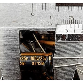 Nichicon MUSE KZ 100uf 25v For Audio Equipment capacitor ตัวเก็บประจุ คาปาซิเตอร์